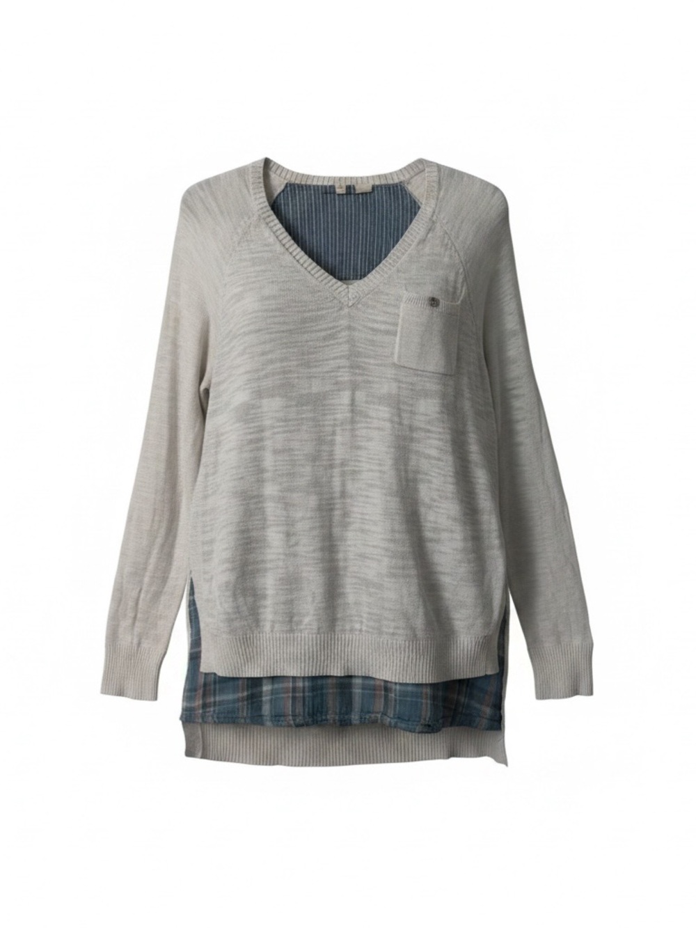 Anthropologie MOTH Womens Sweater XS White Ladies XS Lined Knit Casual